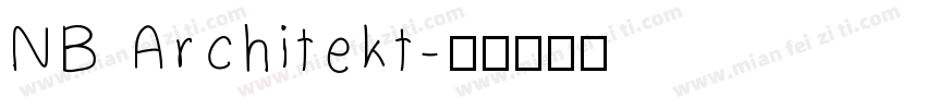 NB Architekt字体转换